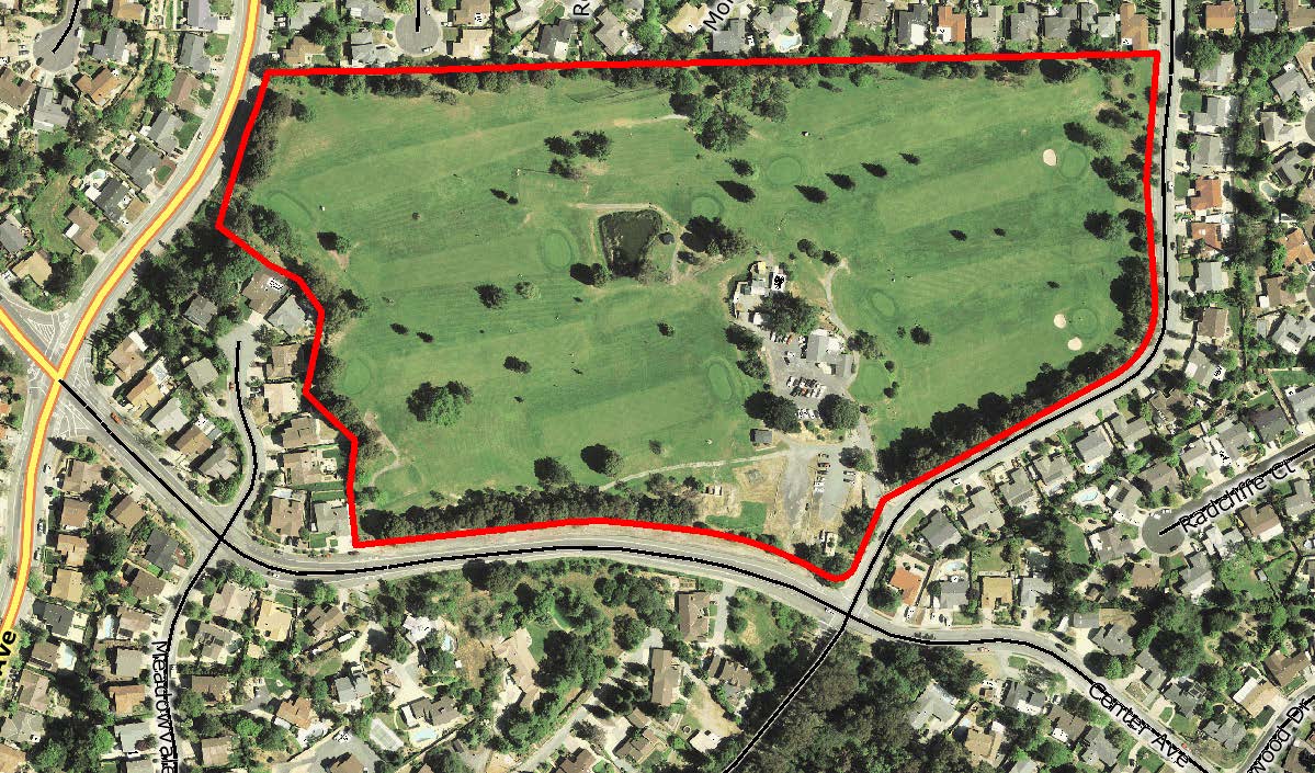 Aerial view of Pine Meadow